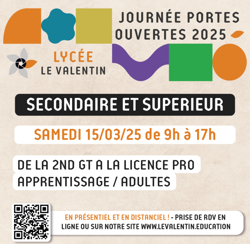 Journée-Portes-Ouvertes-Formations Parcoursup-Etudes-CIO-Valence-26000