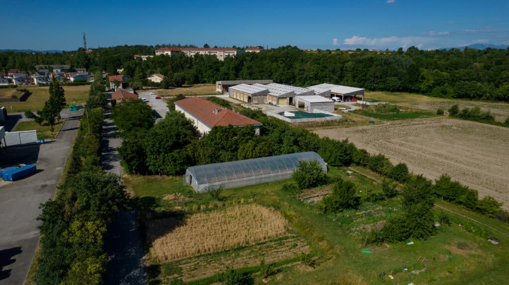 vue drone cfppa du valentin bourg les valence
